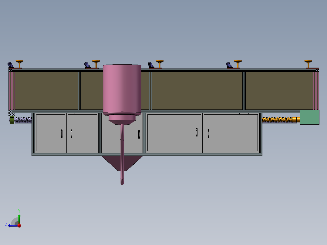 静电涂覆右视图