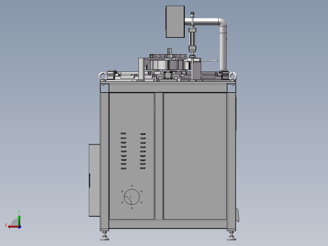 箭翼自动粘贴设备（自动贴标机）后视图