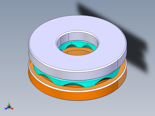 平面推力球轴承51100