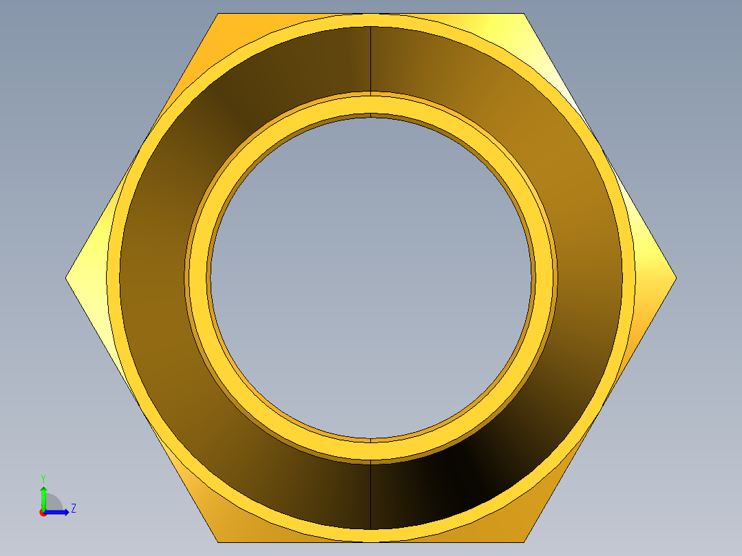 扩口式工业通用硬管接头Long Nut 41FL-12左视图