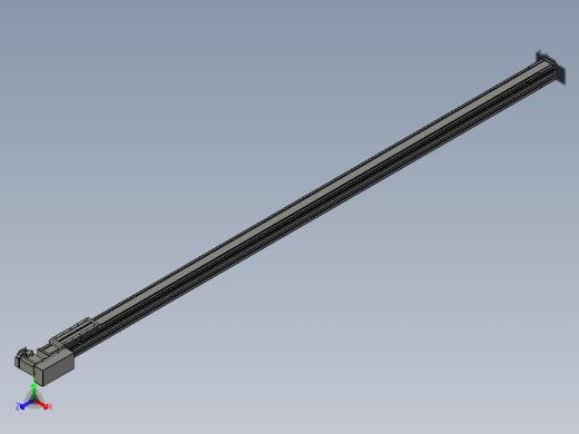 欧规系列-LB8-L75-S2800-BL-ZP75-C3正等轴测缩略图