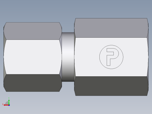 卡套式工业通用硬管接头EO_Swivel_connector_GAI06ZSR71后视缩略图