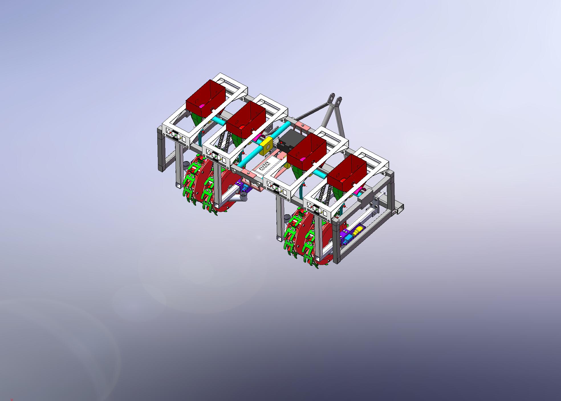 棉花精量播种机三维SolidWorks