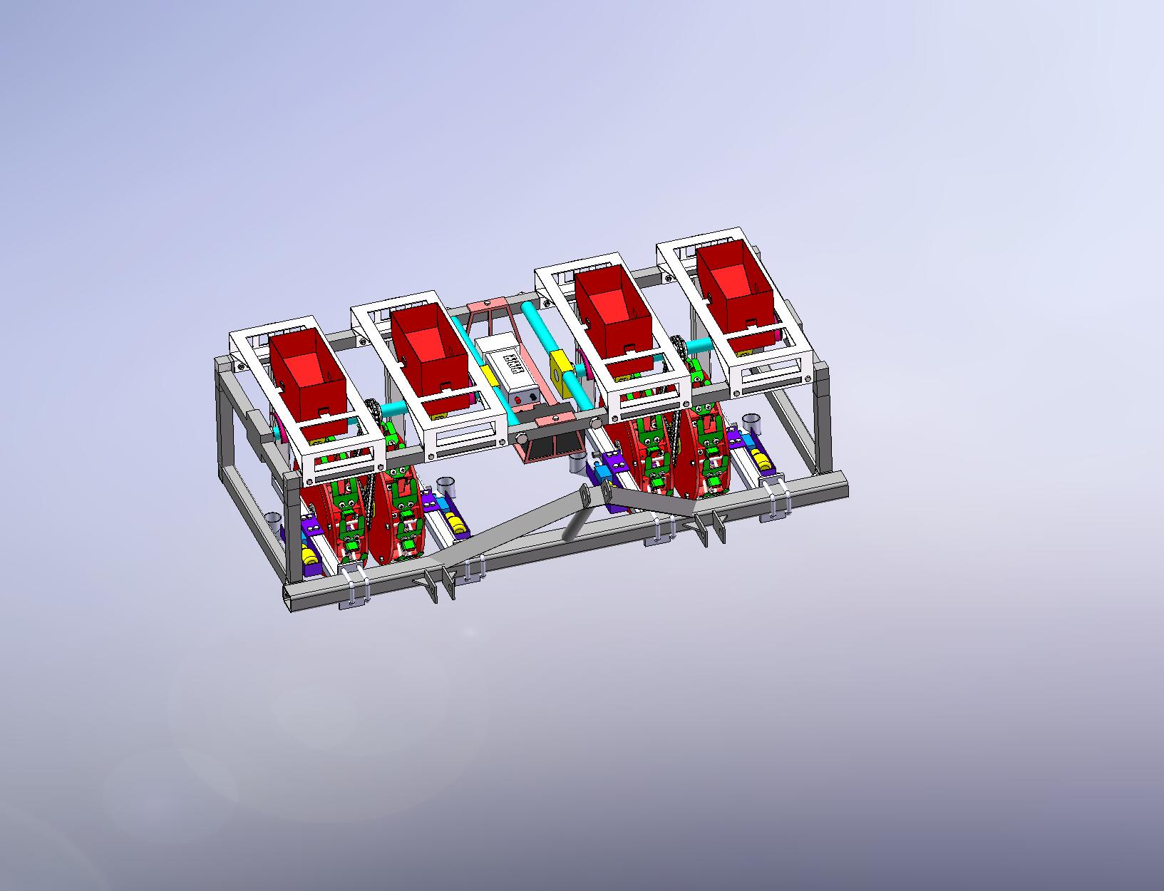 棉花精量播种机三维SolidWorks