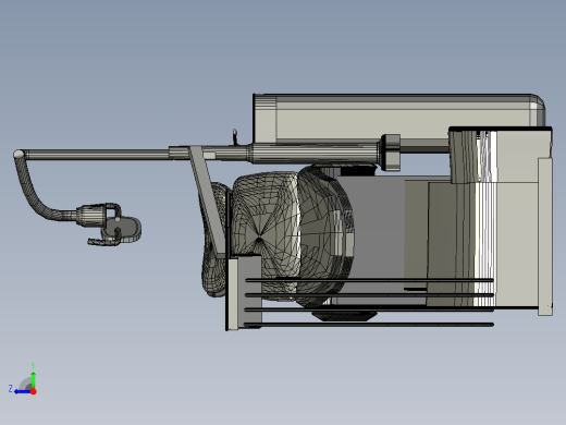 牙医的椅子右视缩略图