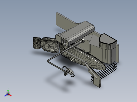 牙医的椅子正等轴测缩略图