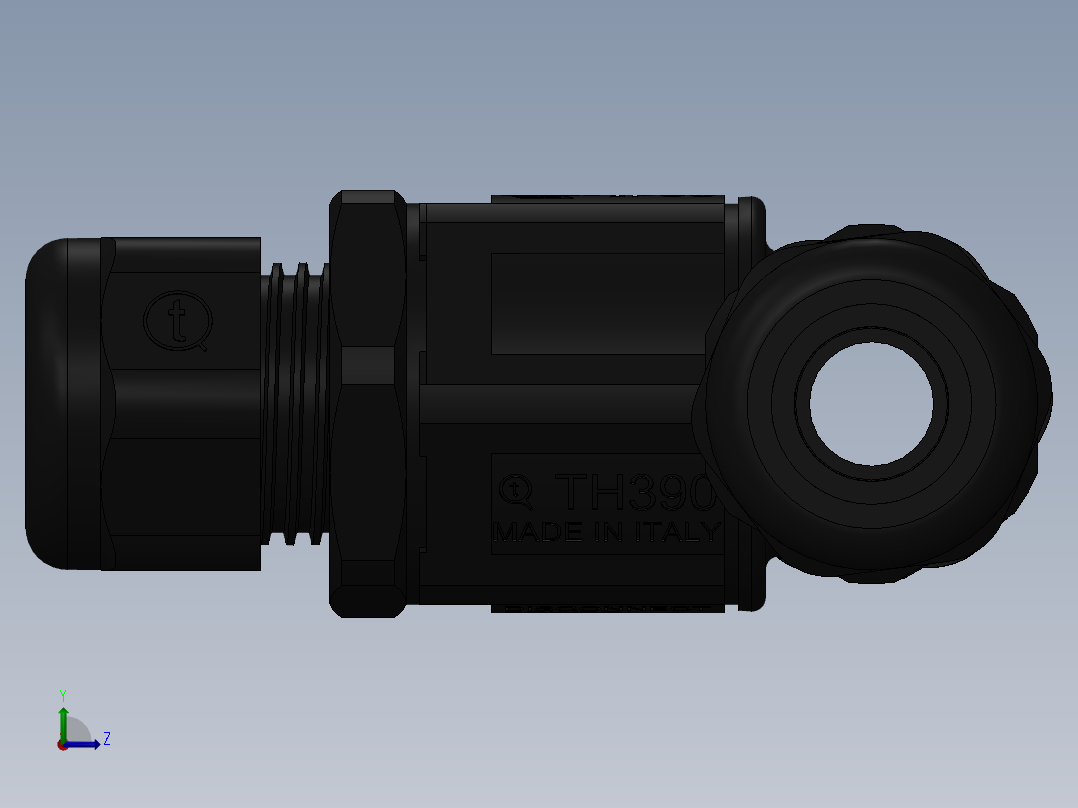 THB.390.C3B连接器左视图