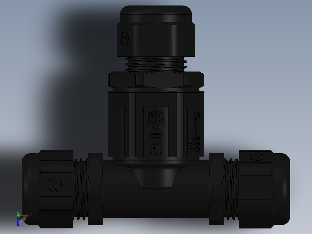 THB.390.C3B连接器俯视图