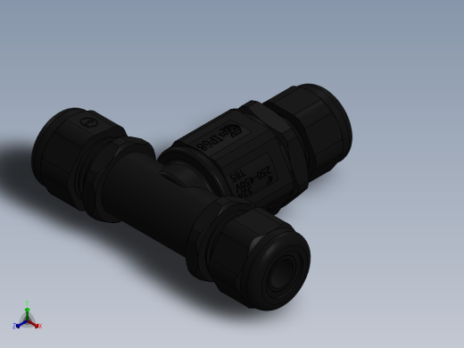 THB.390.C3B连接器正等轴测缩略图