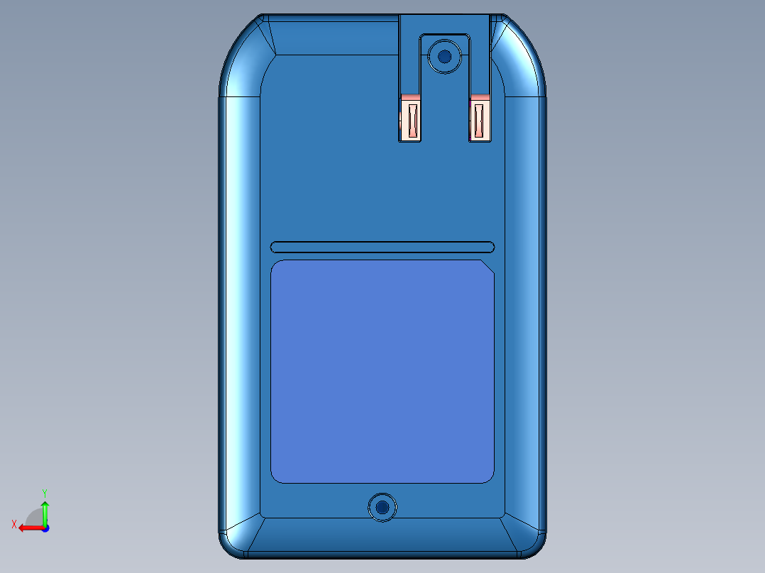 锂电池充电器后视图