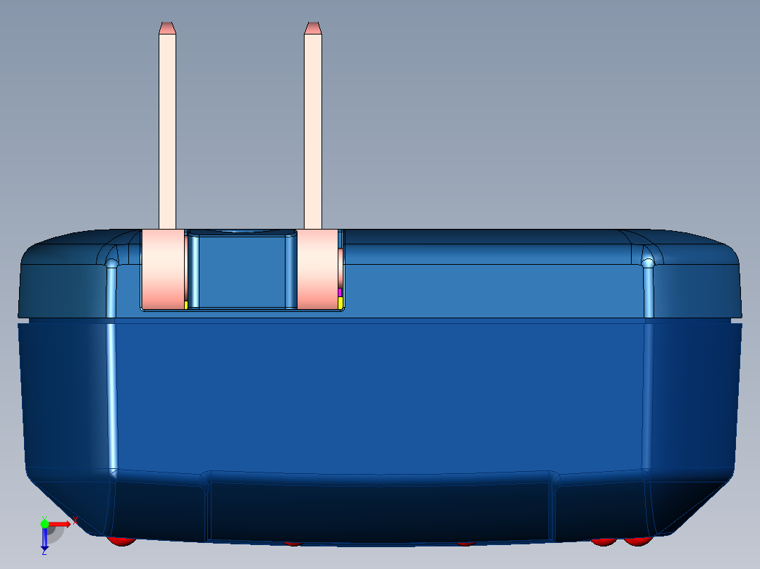 锂电池充电器俯视图