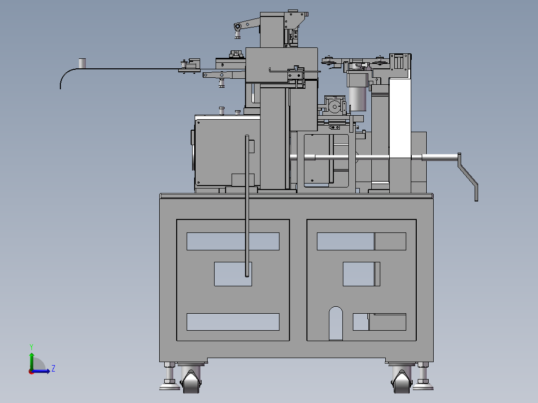 凸轮插针机左视图