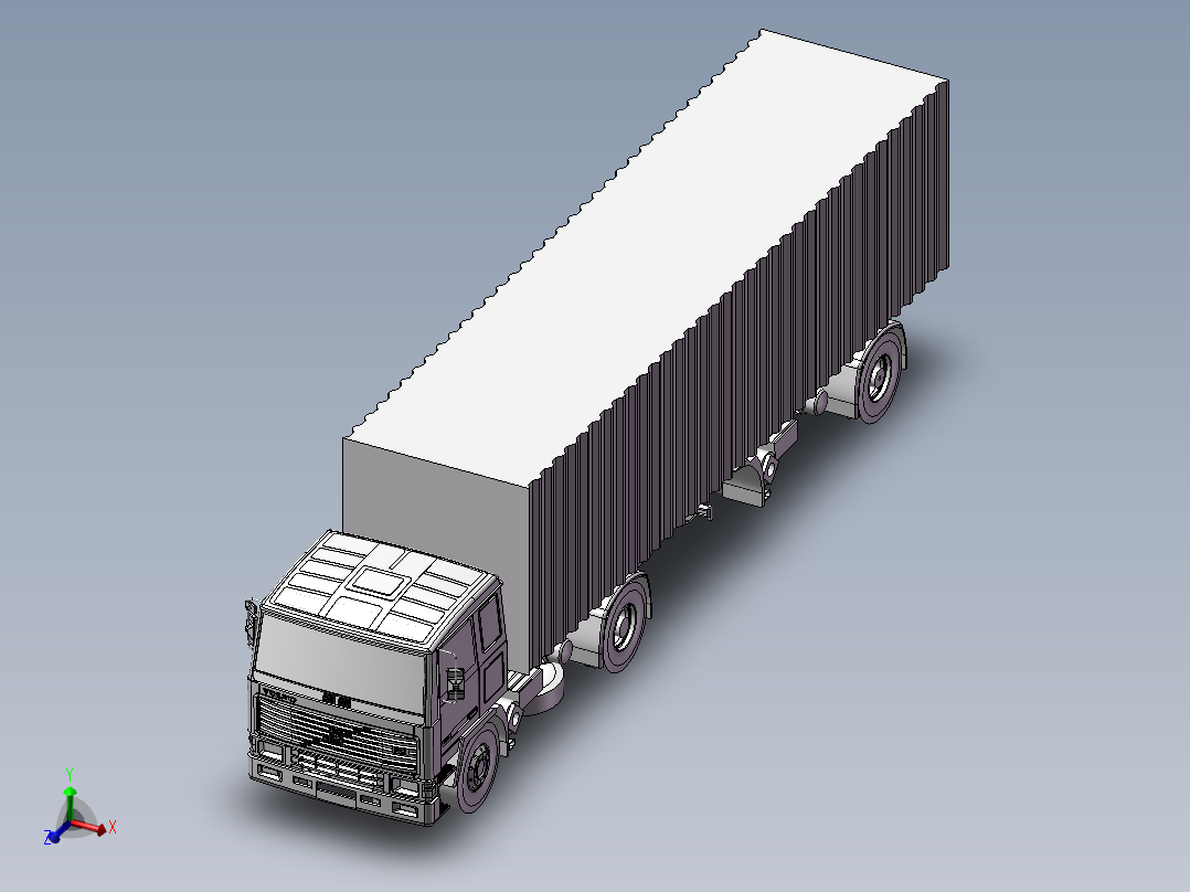 我们的卡车，设计图主视图