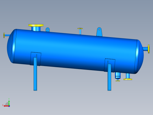 换热器三维模型三维后视缩略图