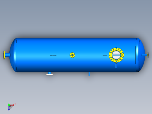 换热器三维模型三维俯视缩略图