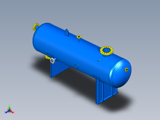 换热器三维模型三维正等轴测缩略图