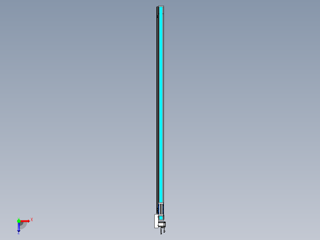 威洛博LB.GB同步带传动--欧规系列LB6A-L65-S2300-BR俯视图