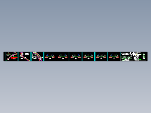 某段道路照明系统布线图