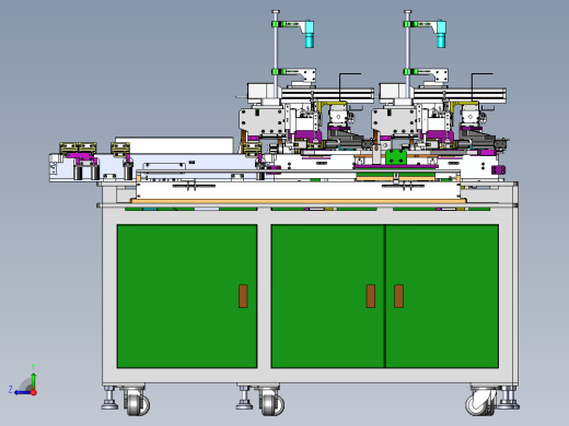 一种双工位手工放料套帽机sw18可编辑右视缩略图