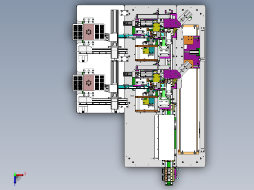 一种双工位手工放料套帽机sw18可编辑俯视缩略图