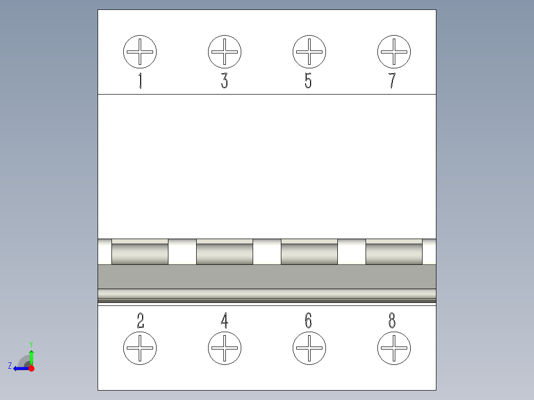 施耐德C65N 4P右视图