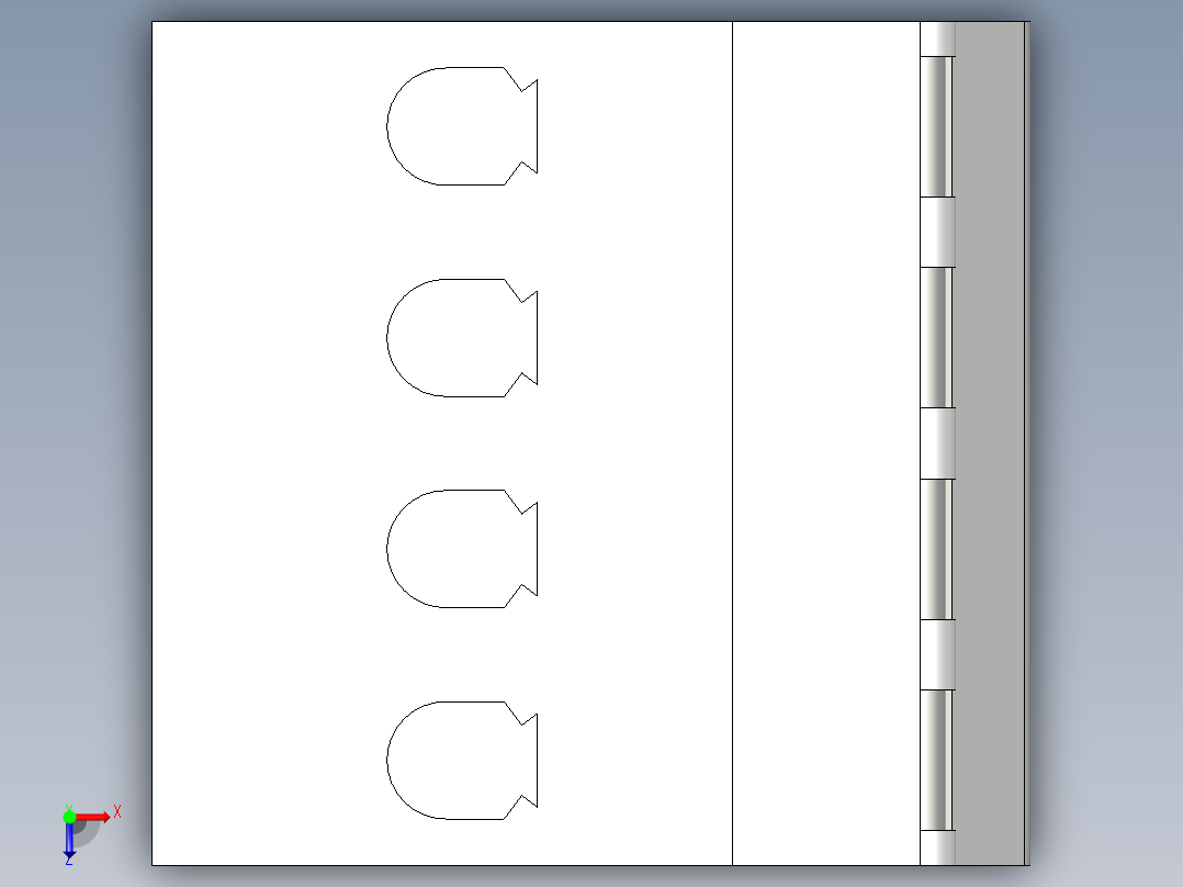 施耐德C65N 4P俯视图