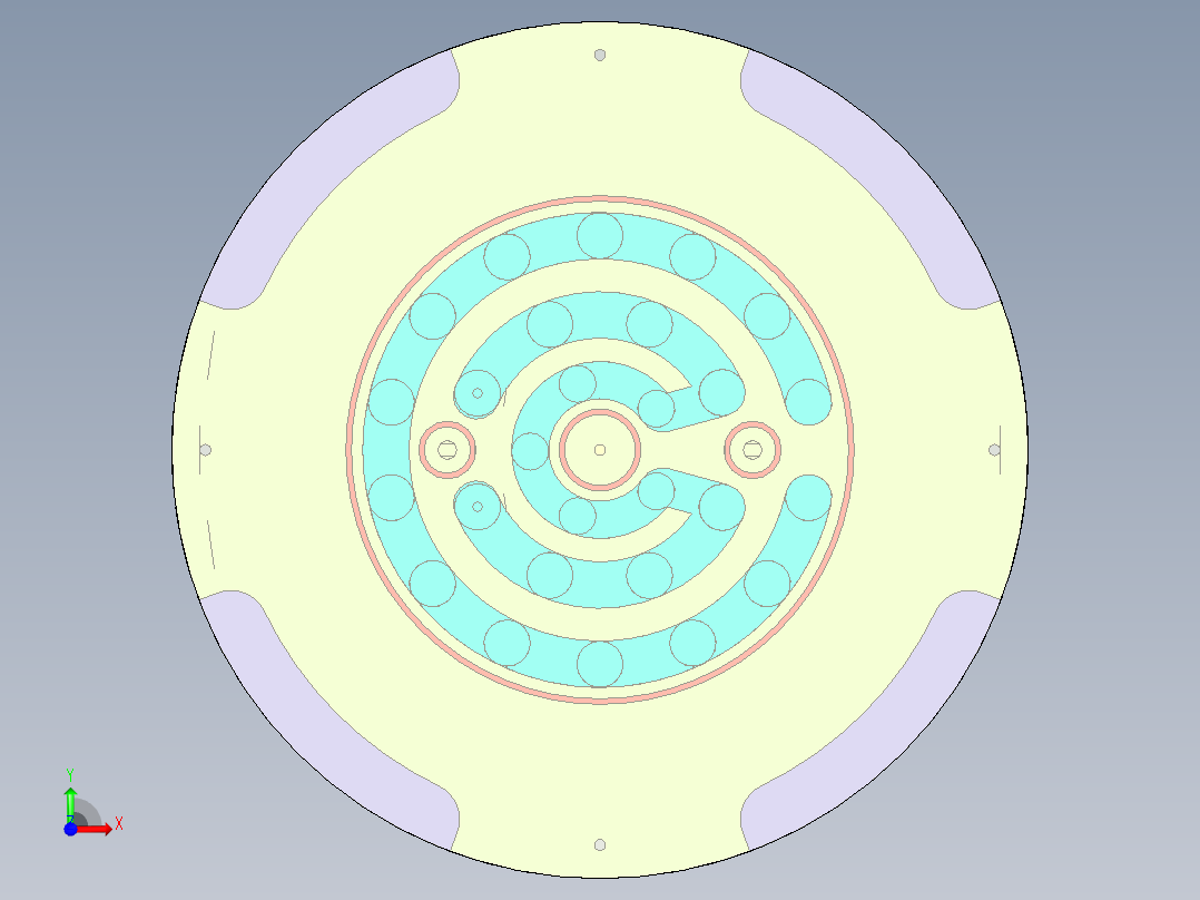 圆形塑料实用弓前视图