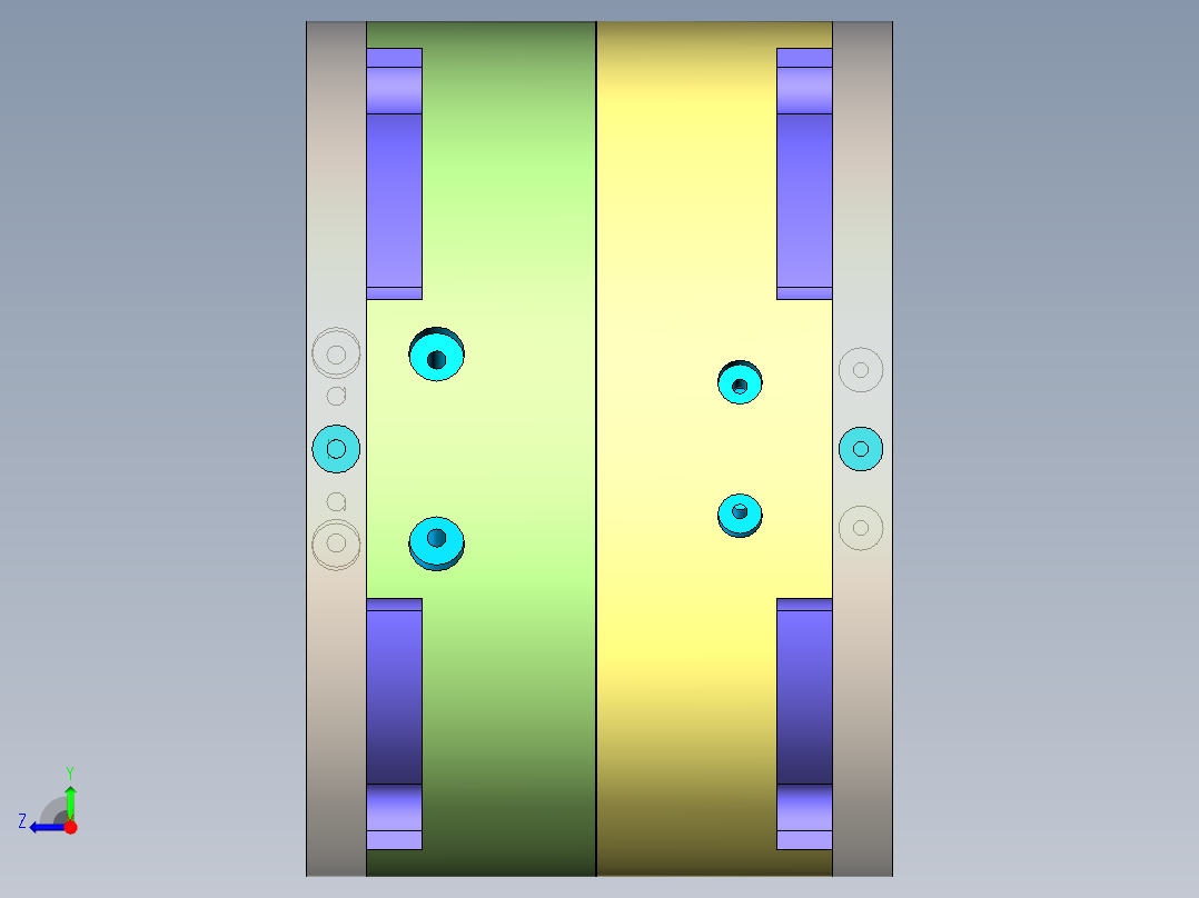 圆形塑料实用弓右视图