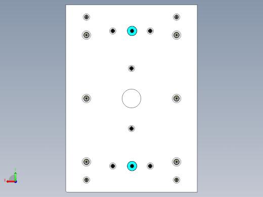 平板面壳注塑模具后视缩略图