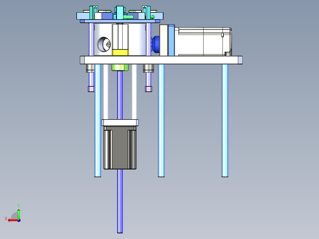 一种通用可调轴装密封圈组件后视图