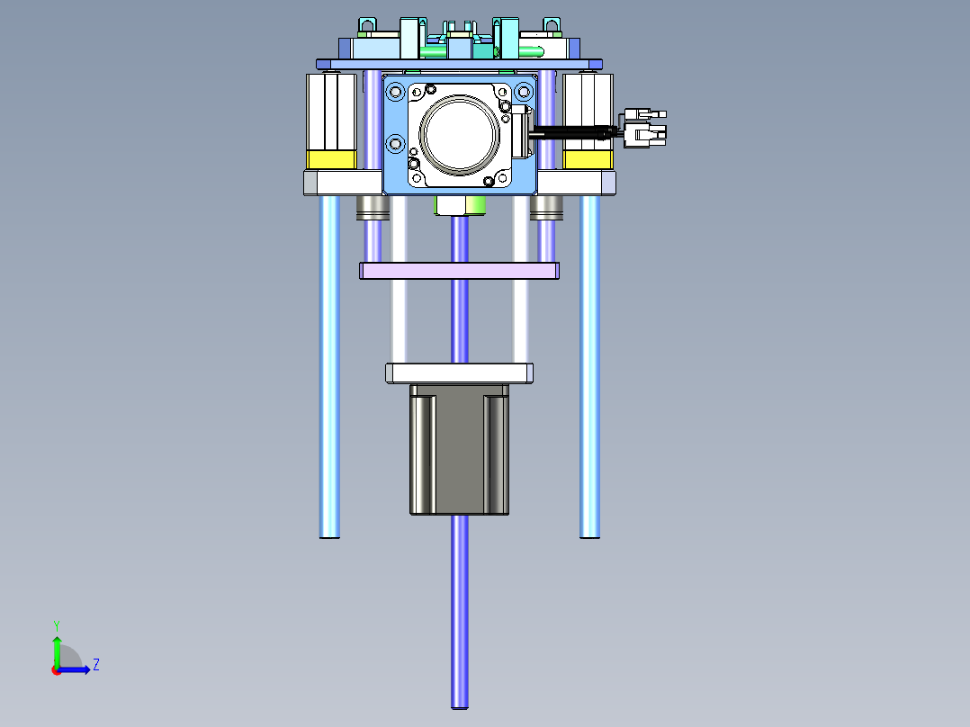 一种通用可调轴装密封圈组件左视图