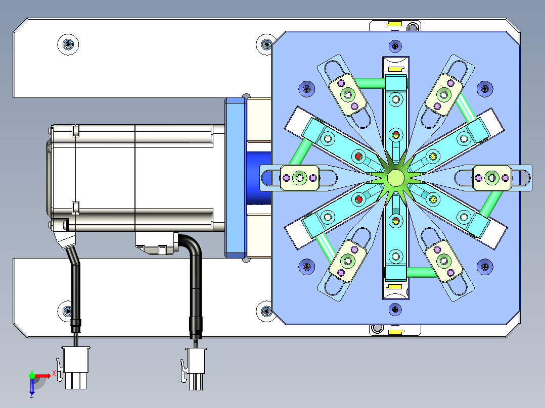 一种通用可调轴装密封圈组件俯视图