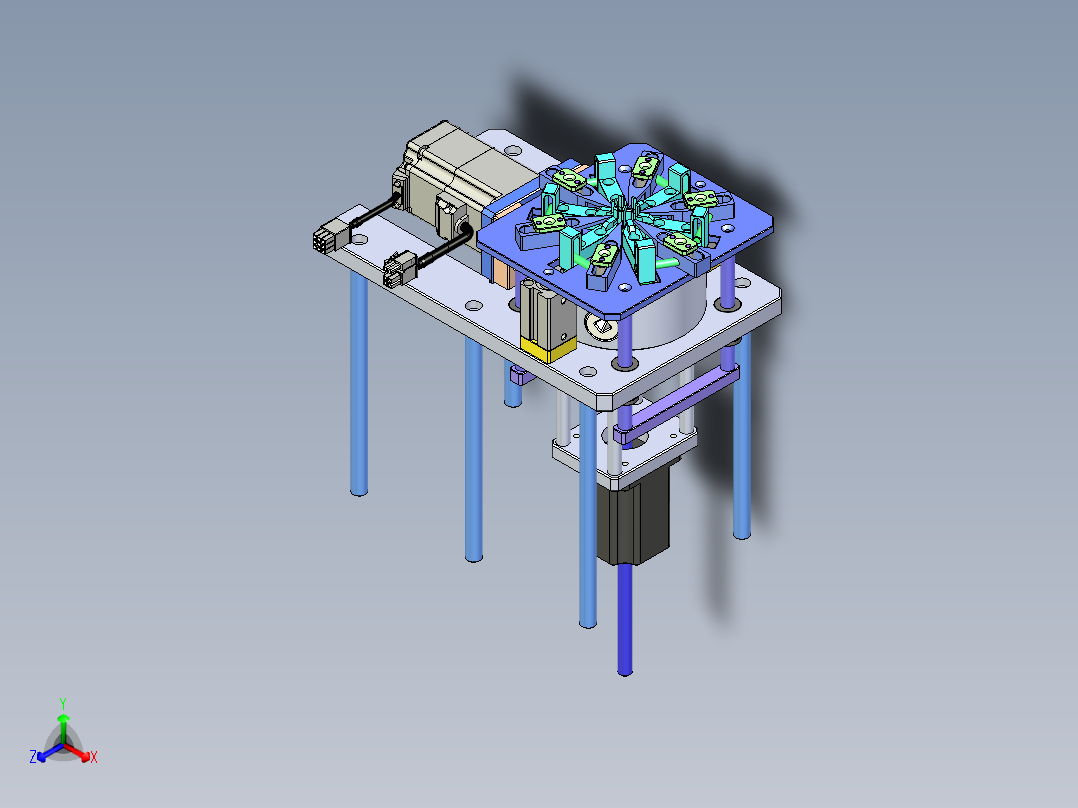 一种通用可调轴装密封圈组件正等轴测图