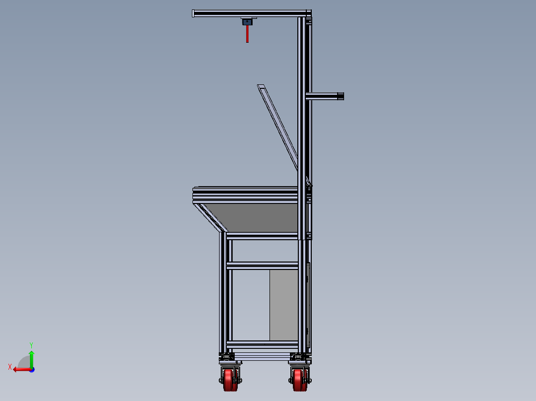 A2004837-检查站用于透射观察产品的操作台后视图