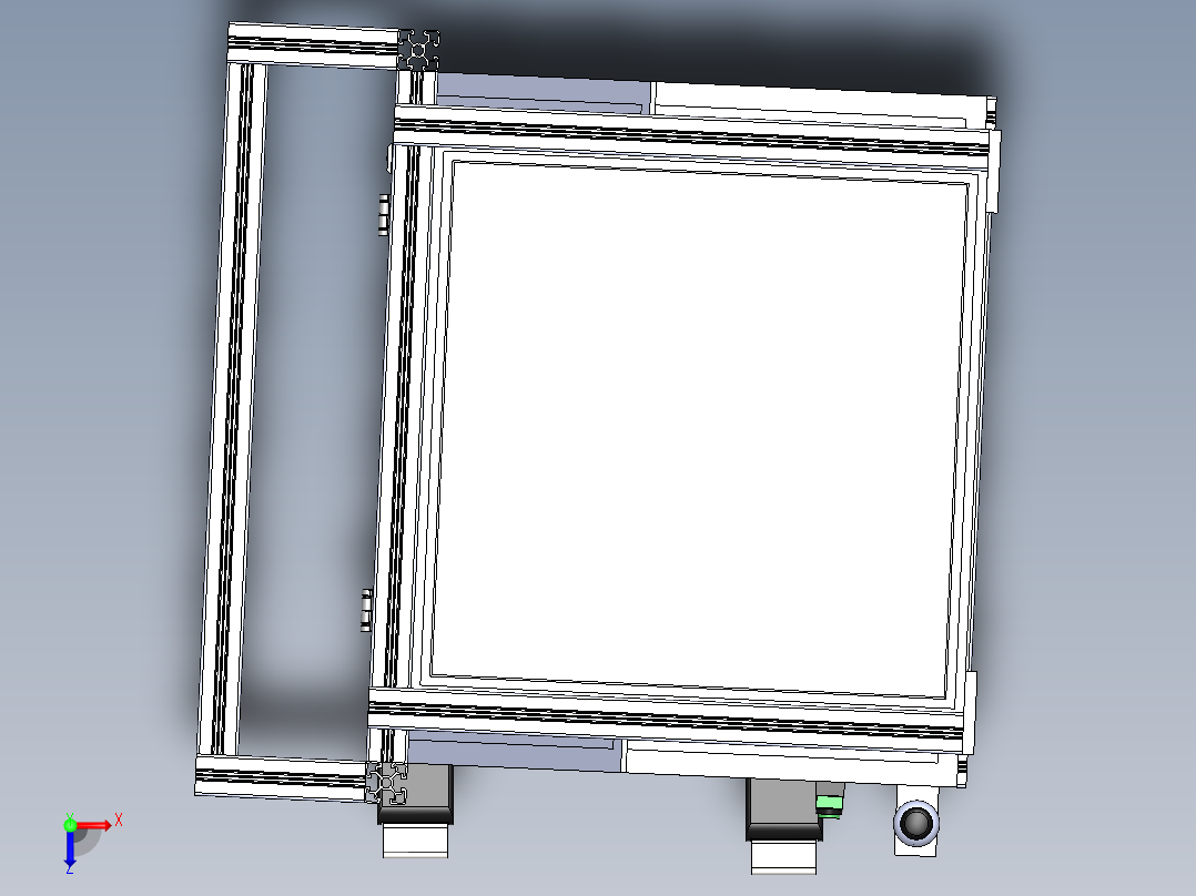A2004837-检查站用于透射观察产品的操作台俯视图