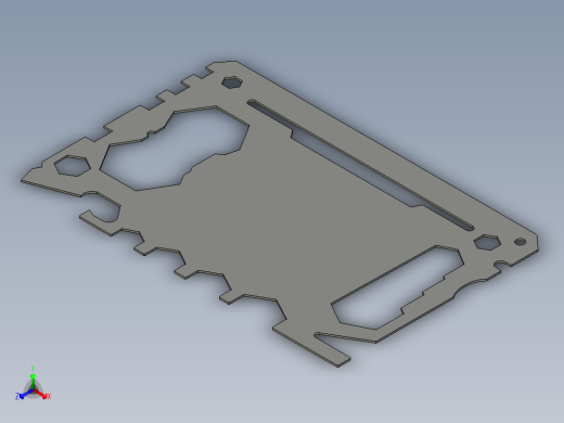 紧凑型信用卡多功能卡