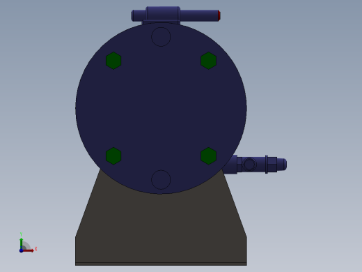 液压水冷列管冷却器-cts-11前视缩略图