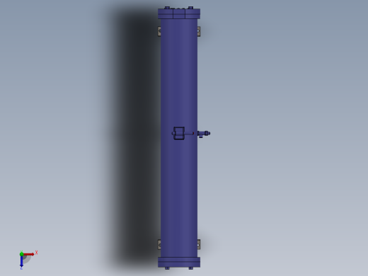 液压水冷列管冷却器-cts-11俯视缩略图