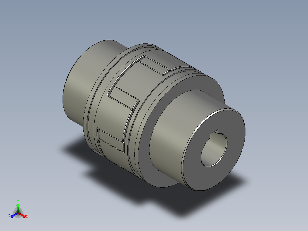 19-19LYXL联轴器LYXL3主视图