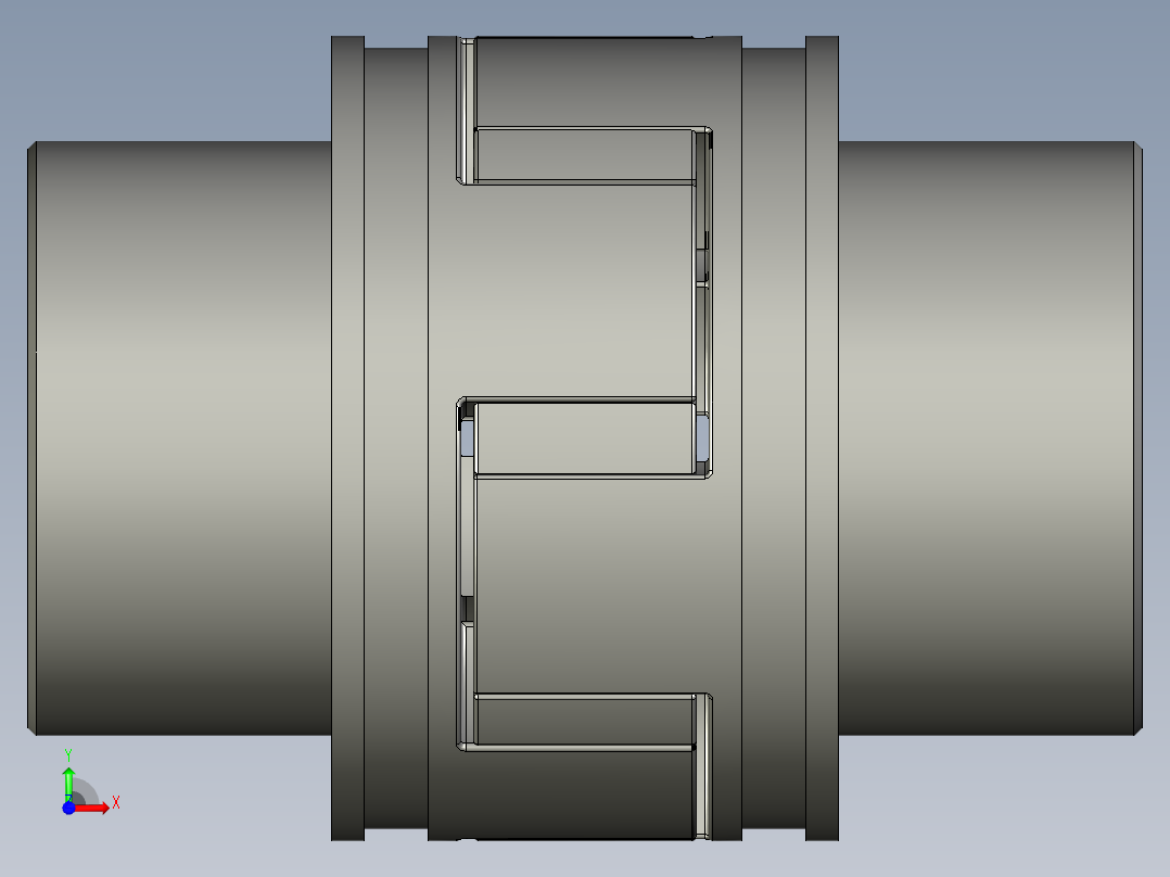 19-19LYXL联轴器LYXL3前视图