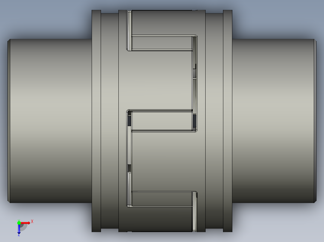 19-19LYXL联轴器LYXL3俯视图
