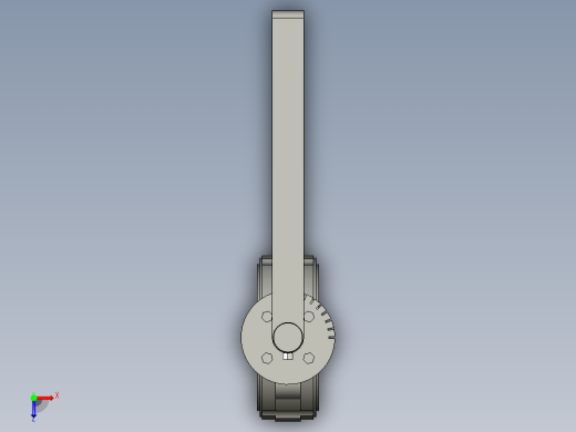 对夹式蝶阀DN80俯视缩略图