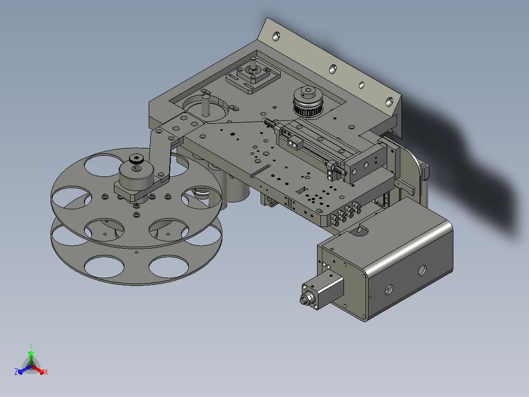 压合设备自动化机加工生产线设计-贴标头-V1