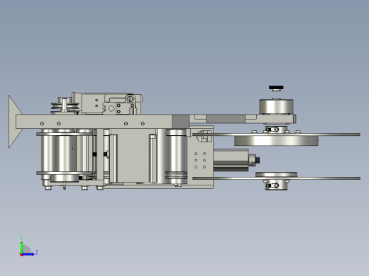 压合设备自动化机加工生产线设计-贴标头-V1左视缩略图