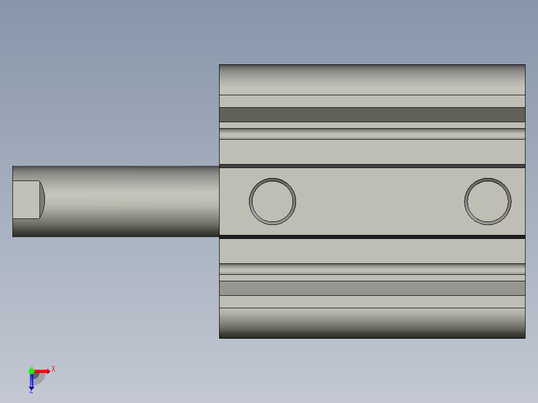 CQ2B63-50DZ-M9NL俯视图