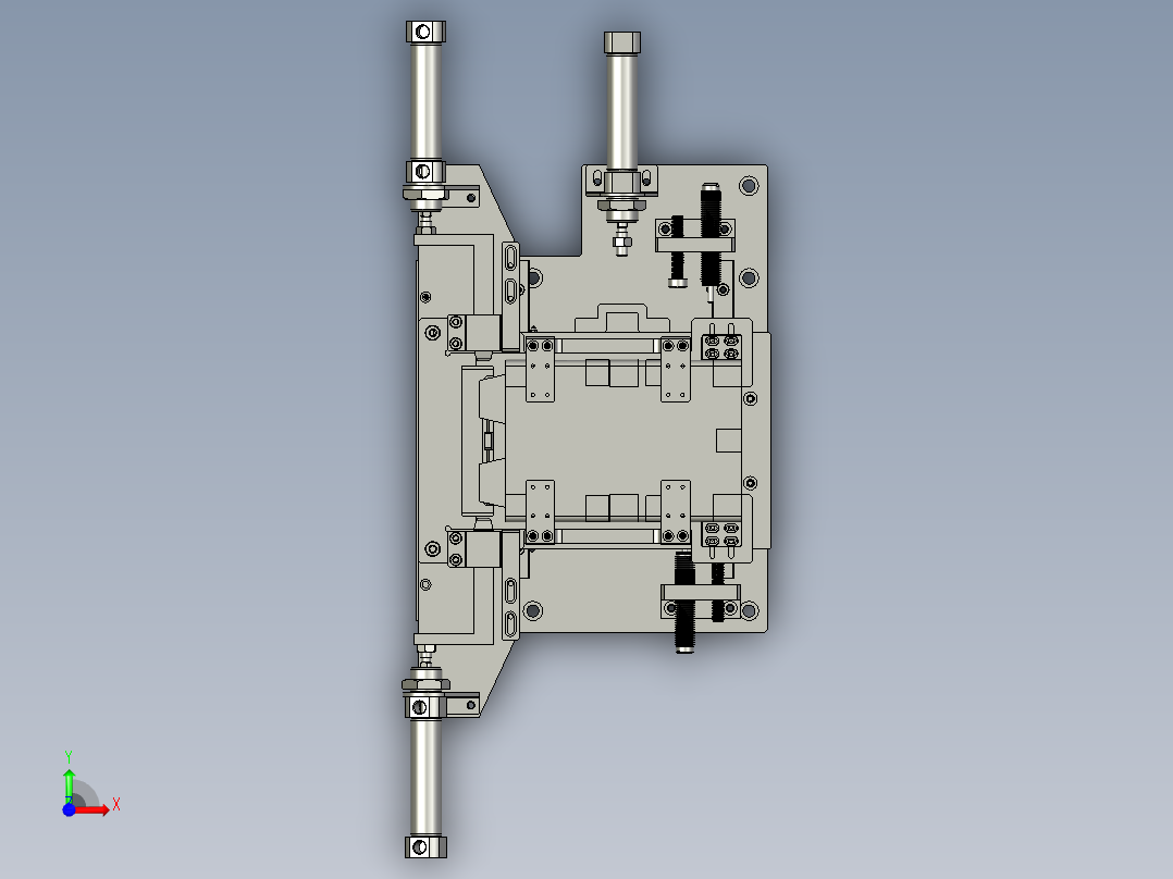 10贴黄胶和包绿胶装配体A前视图