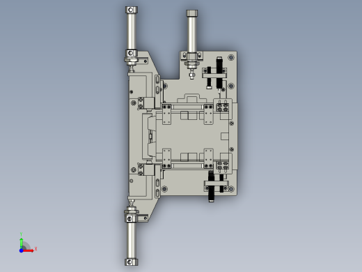 10贴黄胶和包绿胶装配体A前视缩略图