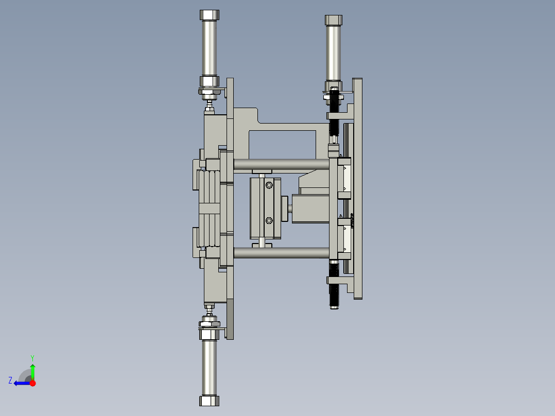 10贴黄胶和包绿胶装配体A右视图