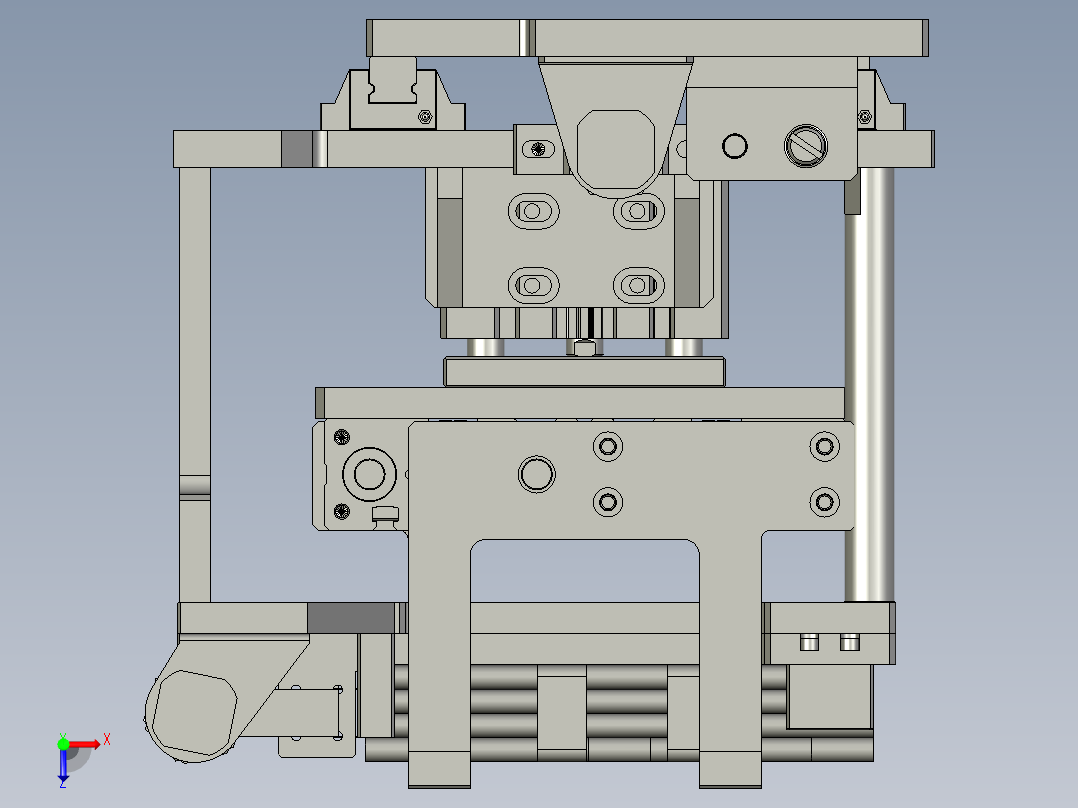 10贴黄胶和包绿胶装配体A俯视图
