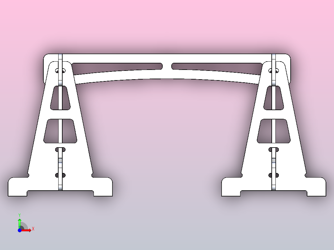 胶合板工作台1前视图